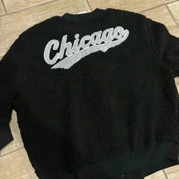 Pink Sherpa bomber jacket - Picture 1 of 3